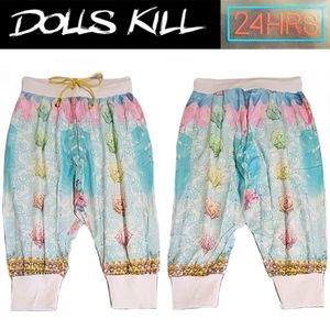 NWT 24HRS Med Mind Of Mantra Manipura Drop Crotch Shorts